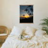 hawaii beach sunset art print fine art print, travel photography print, hawaii photography, beach print, travel decor, wall art