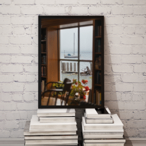 framed print sailboat canada photography travel wall art print coastal aesthetic poster living room wall art boat photo gift for traveler