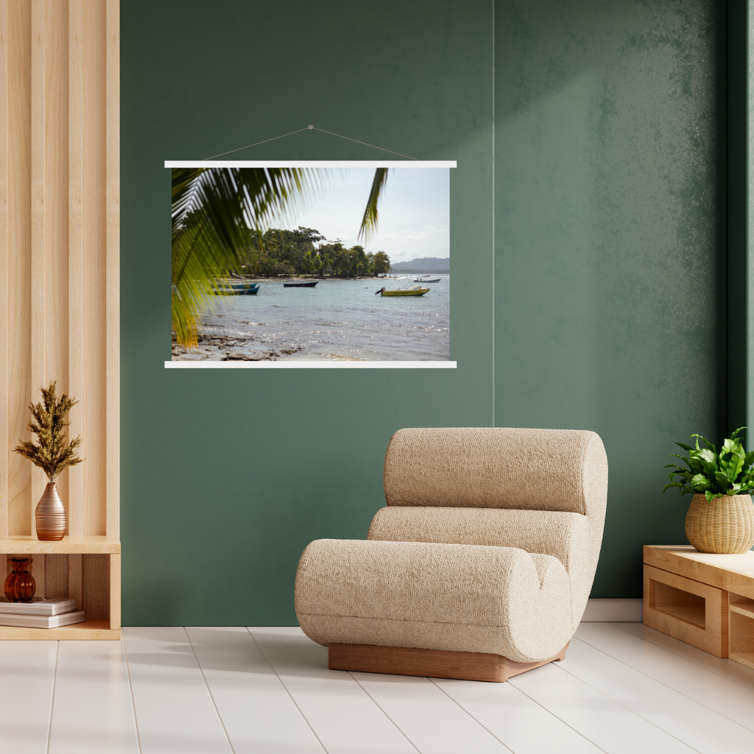 brise marine avec support à affiche en bois brise marine avec support à affiche en bois