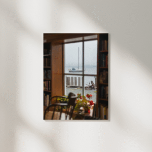 print sailboat canada photography travel art wall bedroom print coastal aesthetic poster living room wall art boat photo gift for traveler