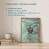 print sea turtle hawaii photography art wall bedroom print beach aesthetic poster travel living room wall art gift for traveler