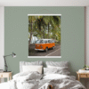 framed costa rica westfalia camper van print fine art print, wooden frame, travel photography print, costa rica photography, travel decor framed costa rica westfalia camper van print fine art print, wooden frame, travel photography print, costa rica photography, travel decor